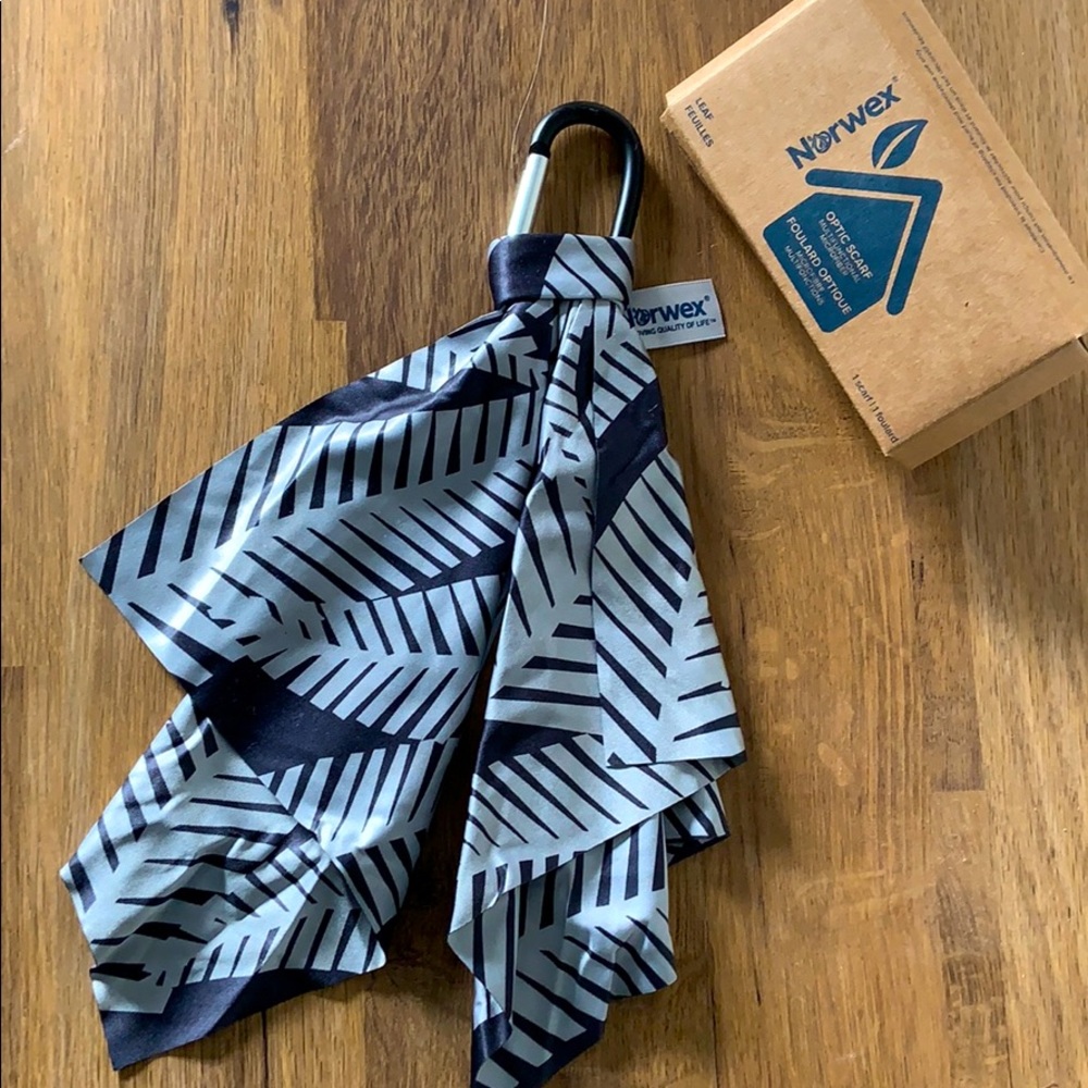 Norwex Optic Scarf Limited Edition Leaf print